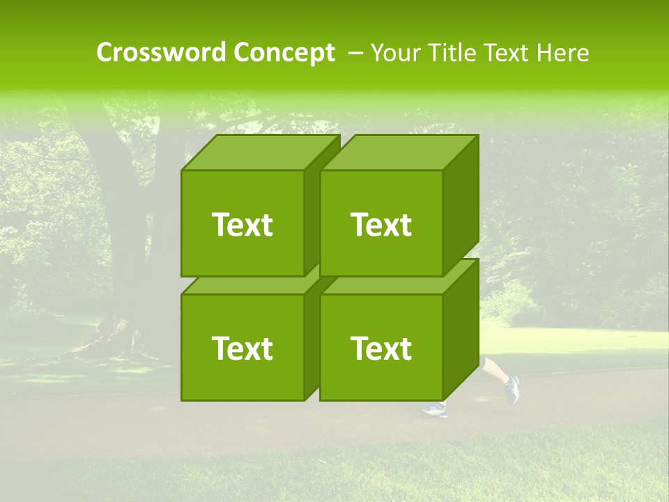 Jogger Exercise Racing PowerPoint Template