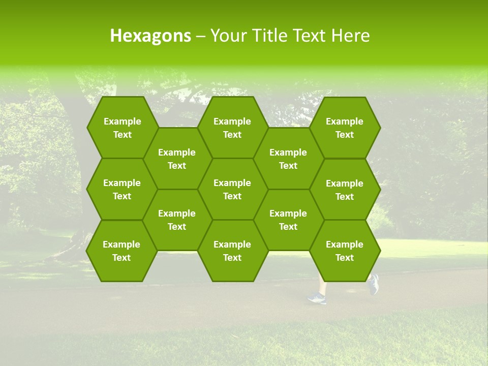 Jogger Exercise Racing PowerPoint Template