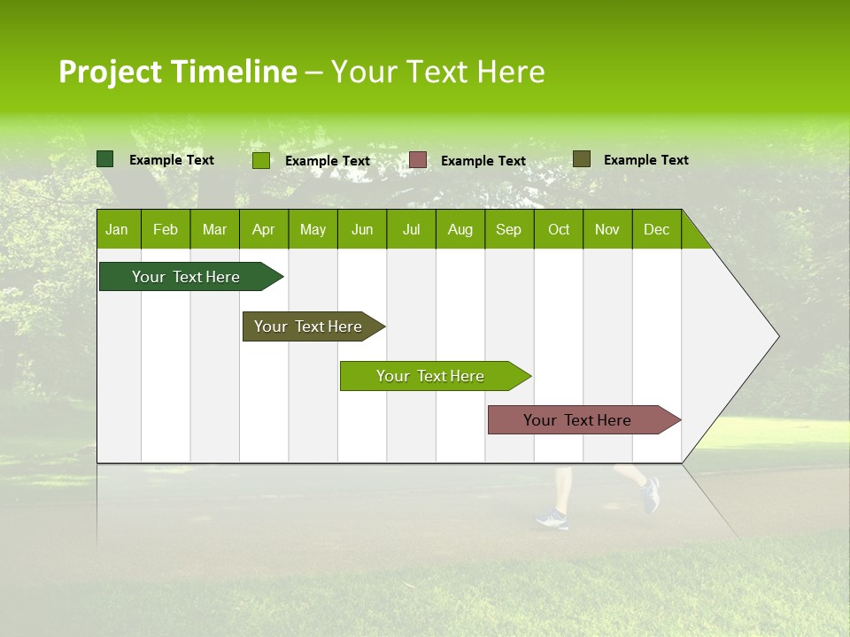 Jogger Exercise Racing PowerPoint Template