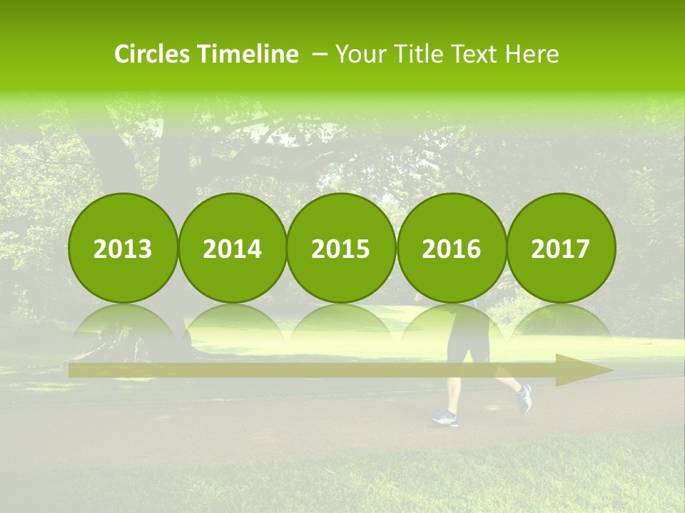 Jogger Exercise Racing PowerPoint Template