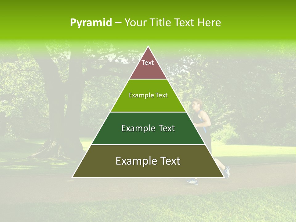 Jogger Exercise Racing PowerPoint Template