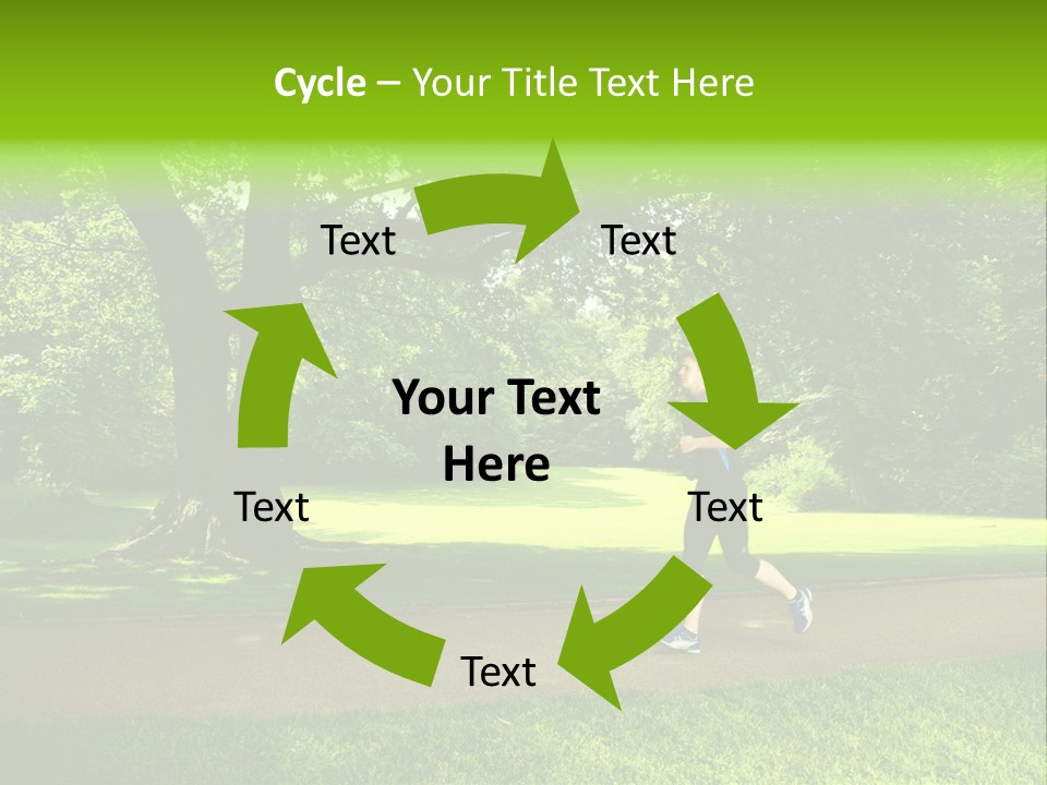 Jogger Exercise Racing PowerPoint Template