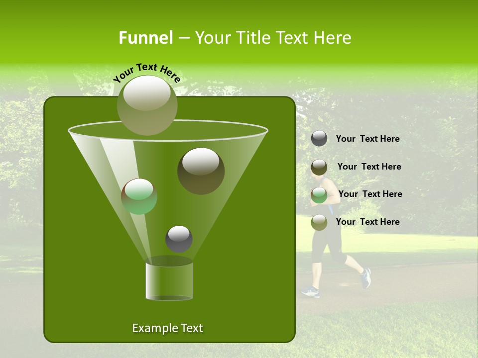 Jogger Exercise Racing PowerPoint Template