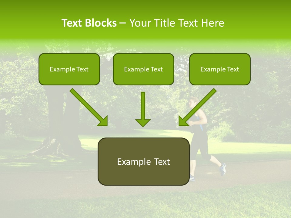 Jogger Exercise Racing PowerPoint Template