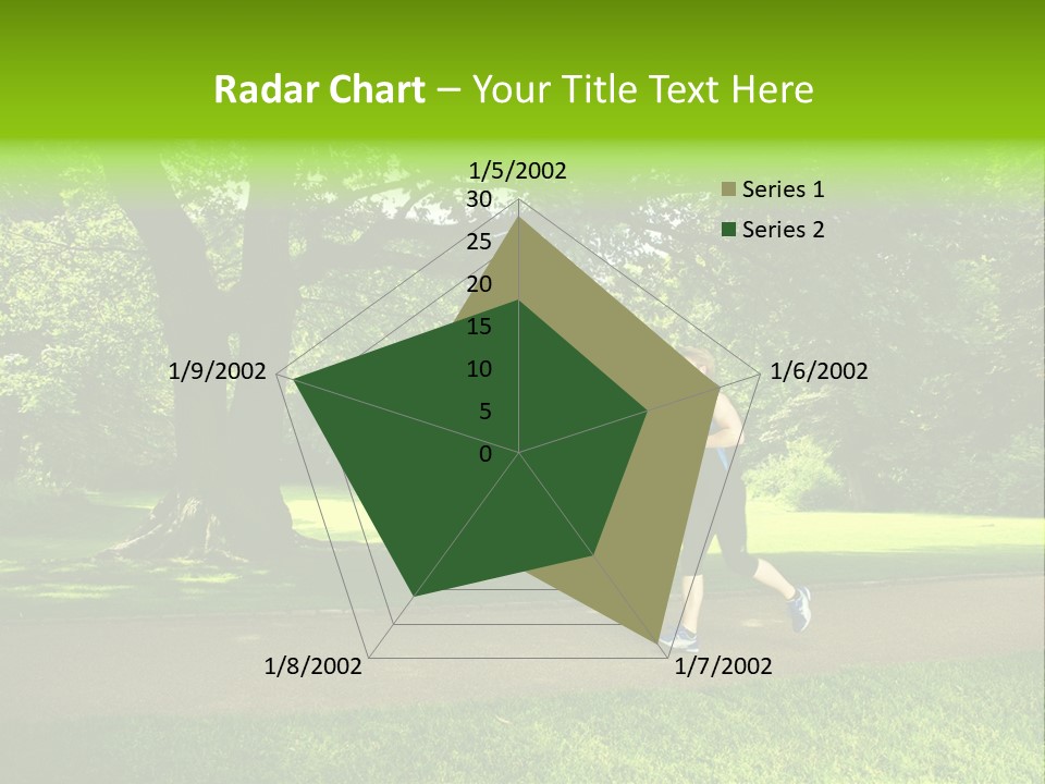 Jogger Exercise Racing PowerPoint Template