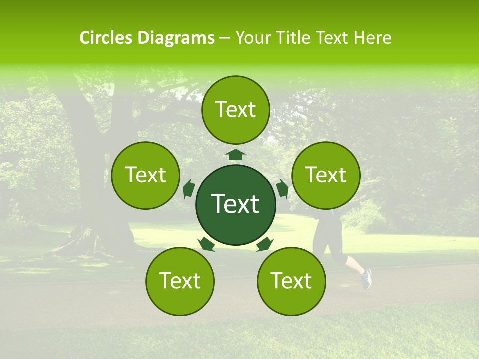 Jogger Exercise Racing PowerPoint Template