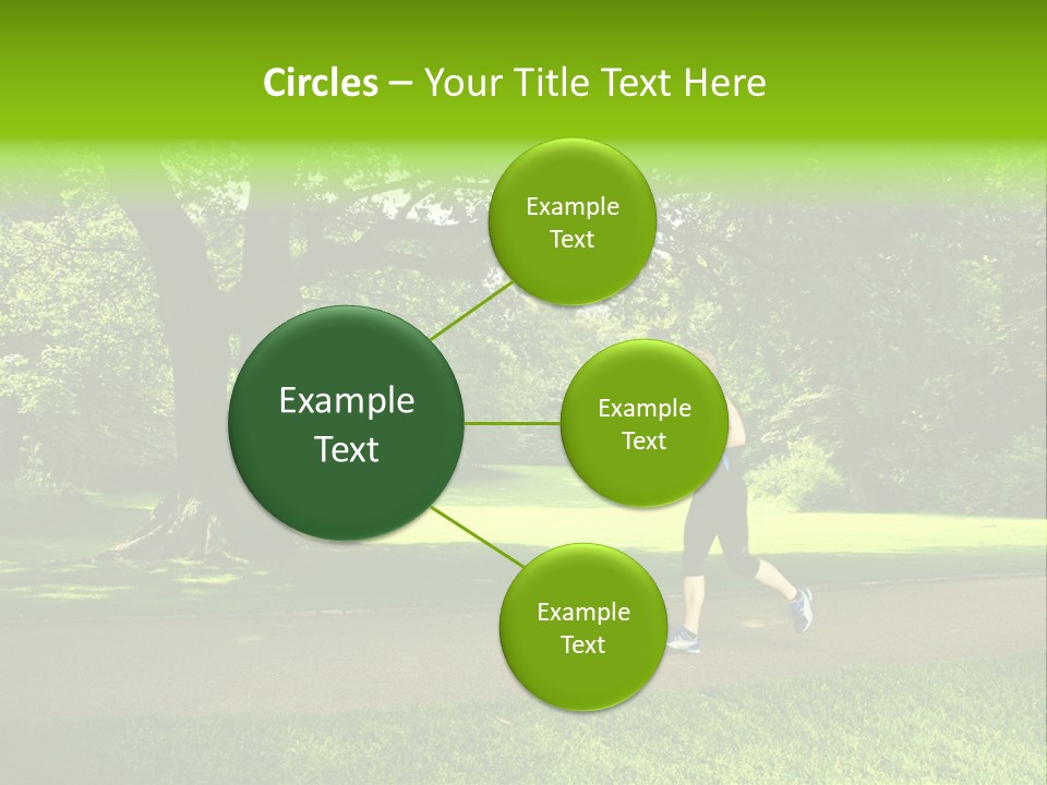 Jogger Exercise Racing PowerPoint Template