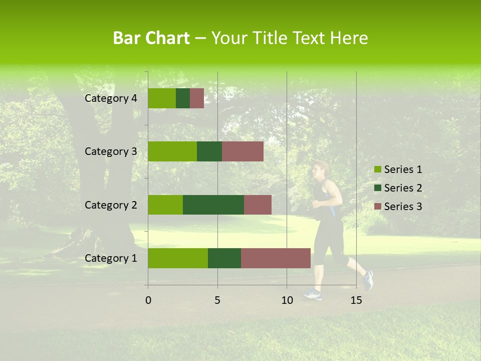 Jogger Exercise Racing PowerPoint Template