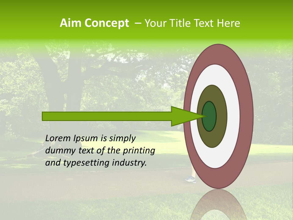 Jogger Exercise Racing PowerPoint Template