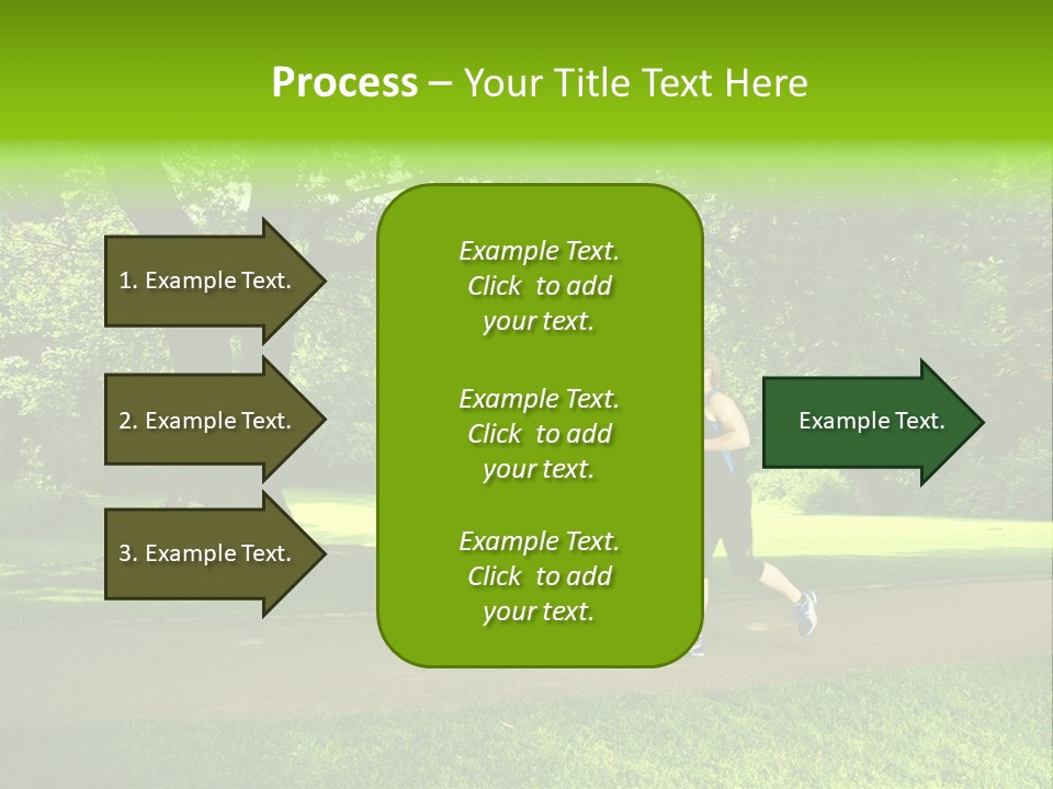 Jogger Exercise Racing PowerPoint Template