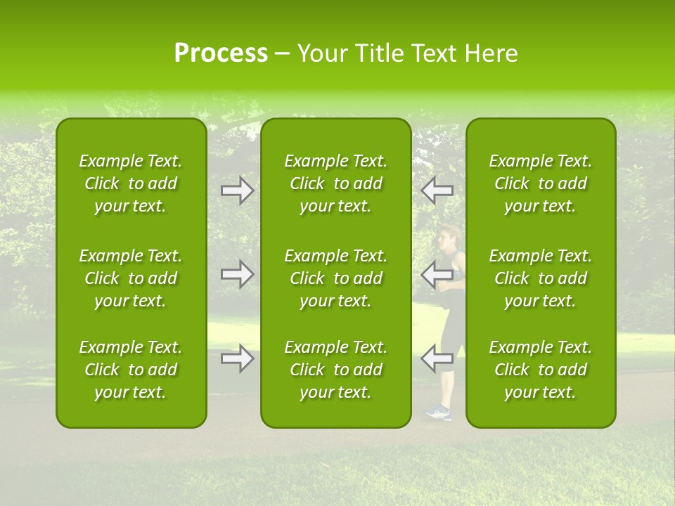 Jogger Exercise Racing PowerPoint Template