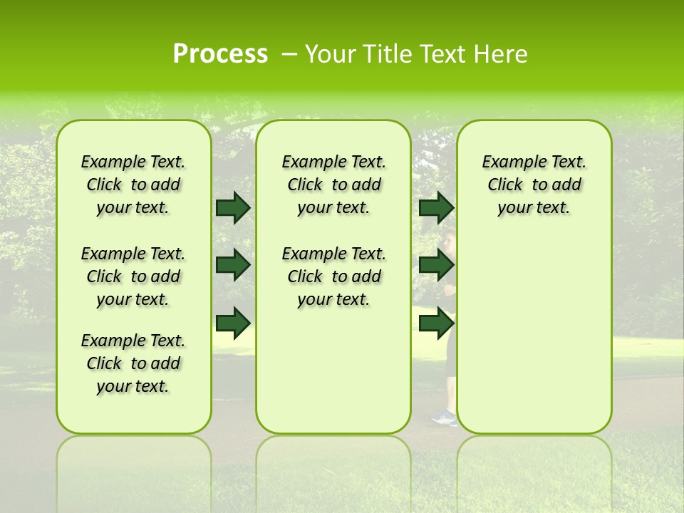 Jogger Exercise Racing PowerPoint Template