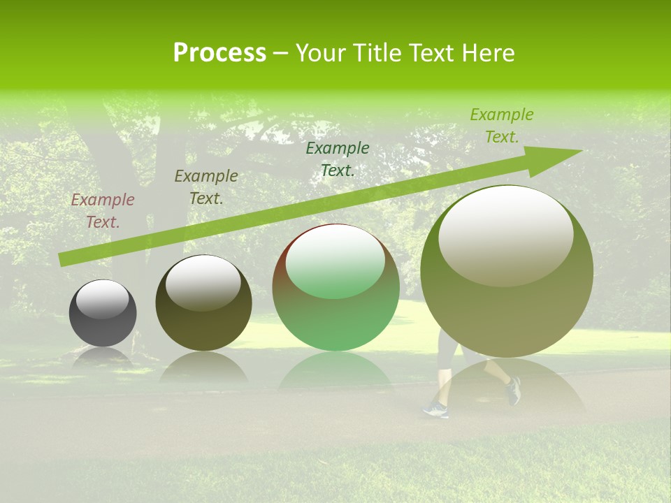Jogger Exercise Racing PowerPoint Template