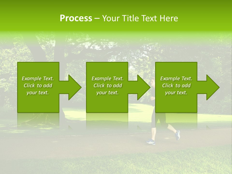 Jogger Exercise Racing PowerPoint Template
