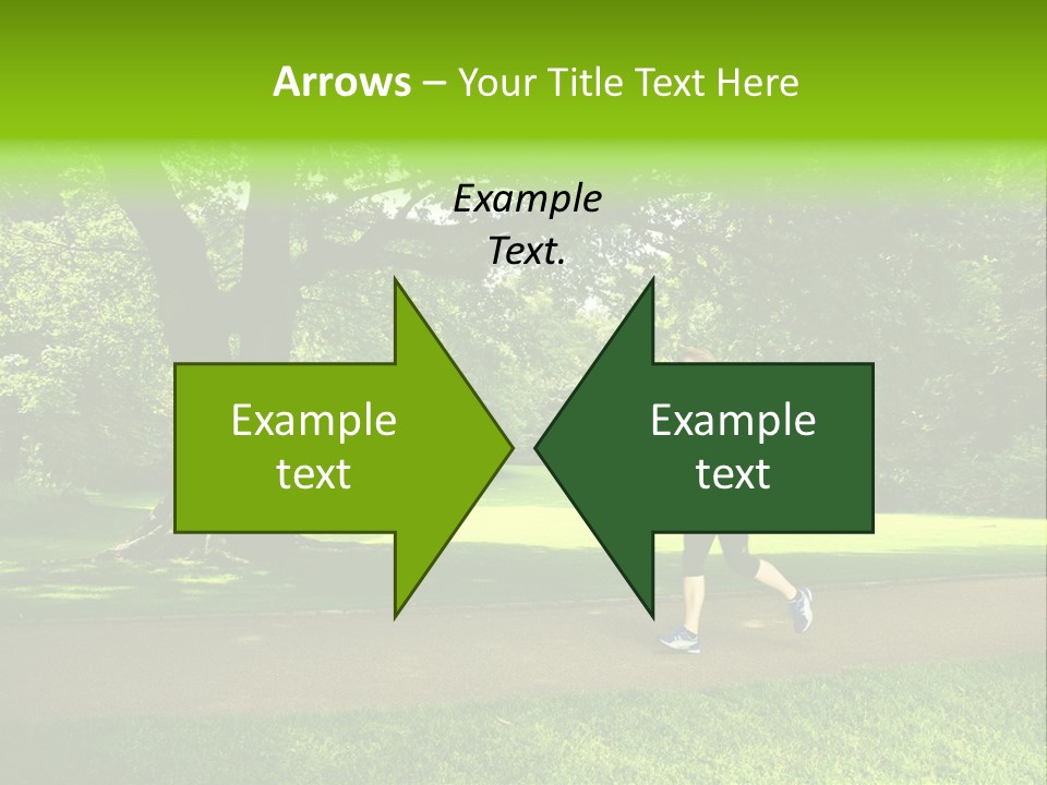 Jogger Exercise Racing PowerPoint Template