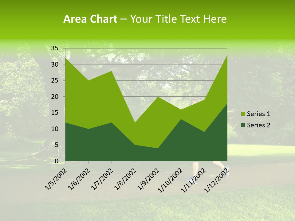 Jogger Exercise Racing PowerPoint Template