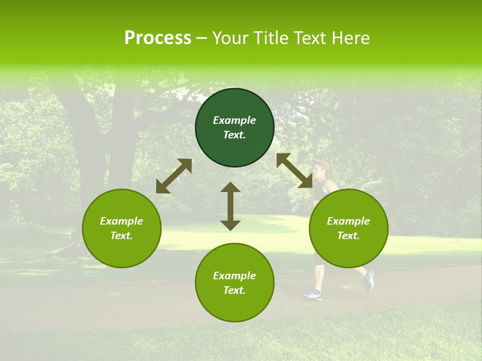 Jogger Exercise Racing PowerPoint Template