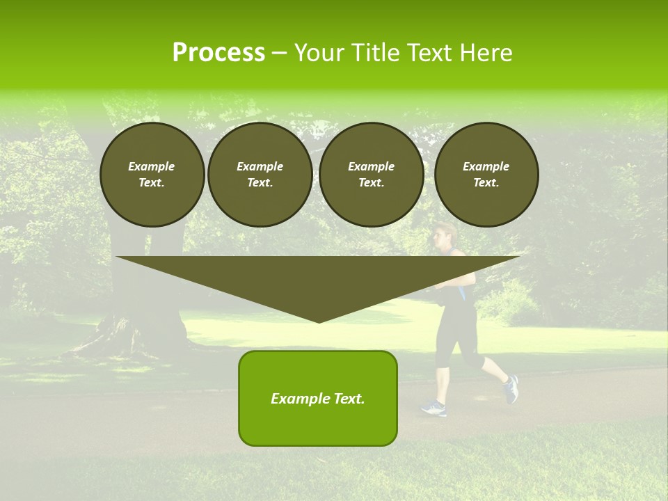 Jogger Exercise Racing PowerPoint Template