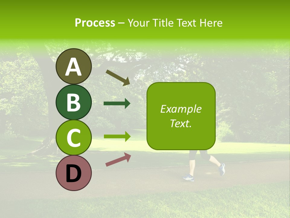 Jogger Exercise Racing PowerPoint Template