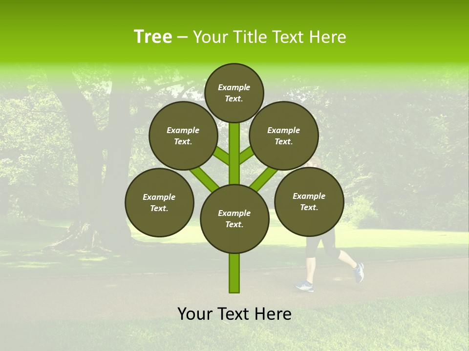 Jogger Exercise Racing PowerPoint Template