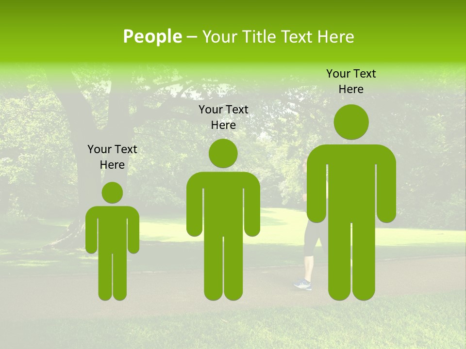 Jogger Exercise Racing PowerPoint Template