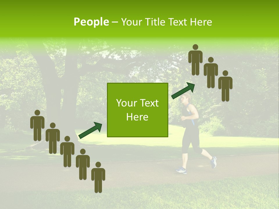 Jogger Exercise Racing PowerPoint Template