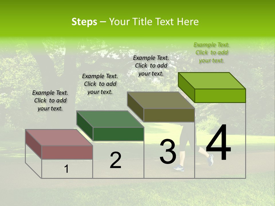Jogger Exercise Racing PowerPoint Template