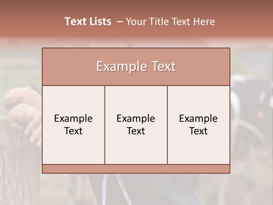 Countryside Cattle Agriculture PowerPoint Template