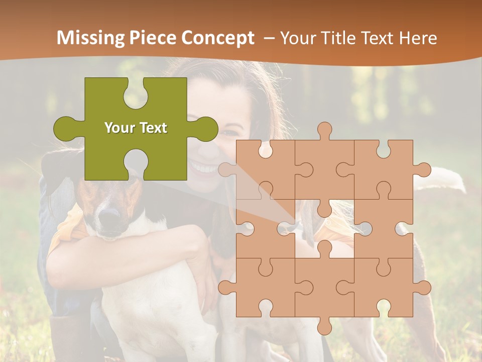 Purebred Beautiful Pet PowerPoint Template