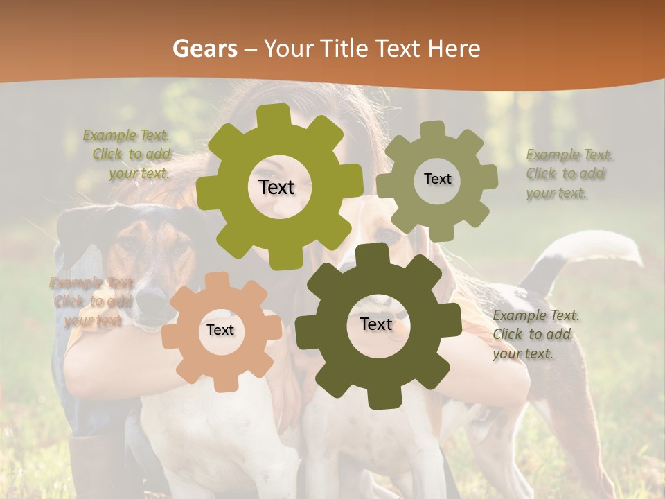 Purebred Beautiful Pet PowerPoint Template