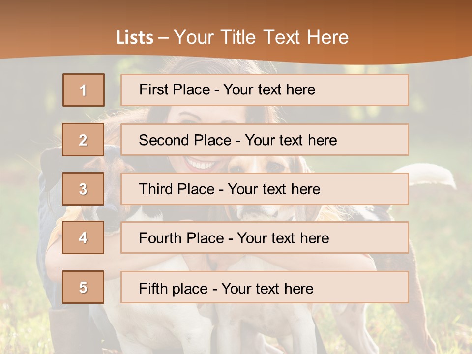 Purebred Beautiful Pet PowerPoint Template