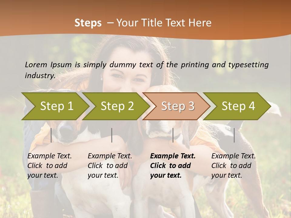 Purebred Beautiful Pet PowerPoint Template