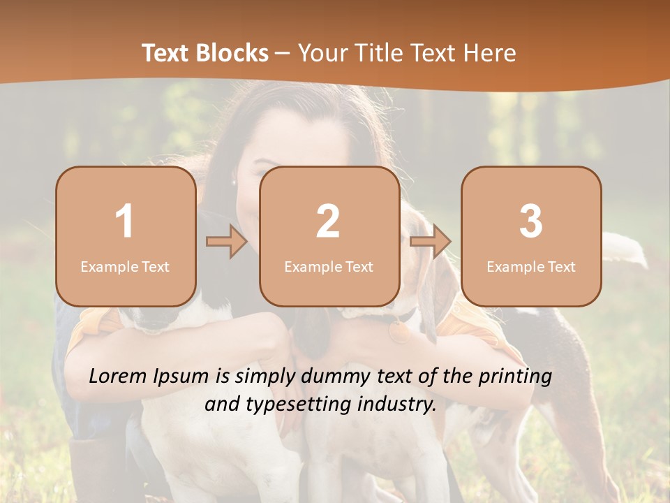 Purebred Beautiful Pet PowerPoint Template