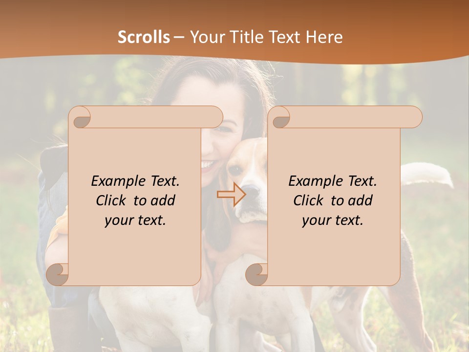Purebred Beautiful Pet PowerPoint Template