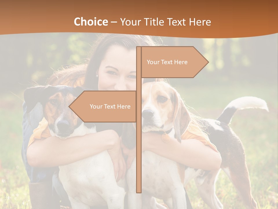 Purebred Beautiful Pet PowerPoint Template