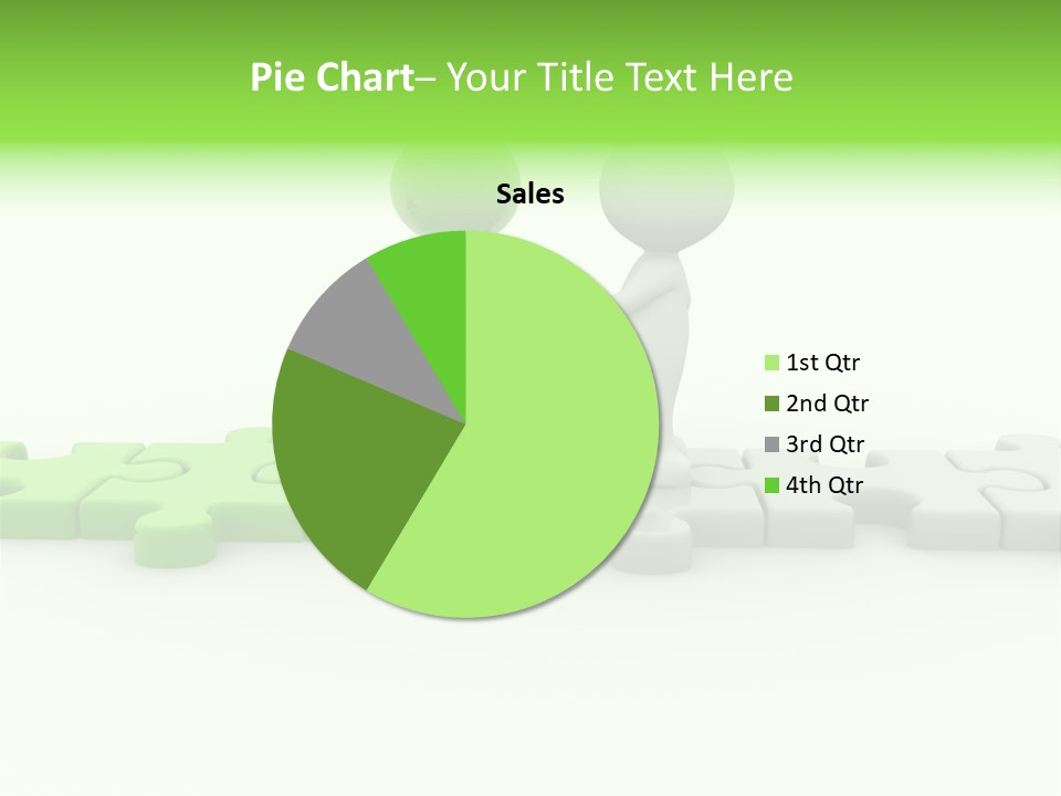 People Manager Puzzle PowerPoint Template