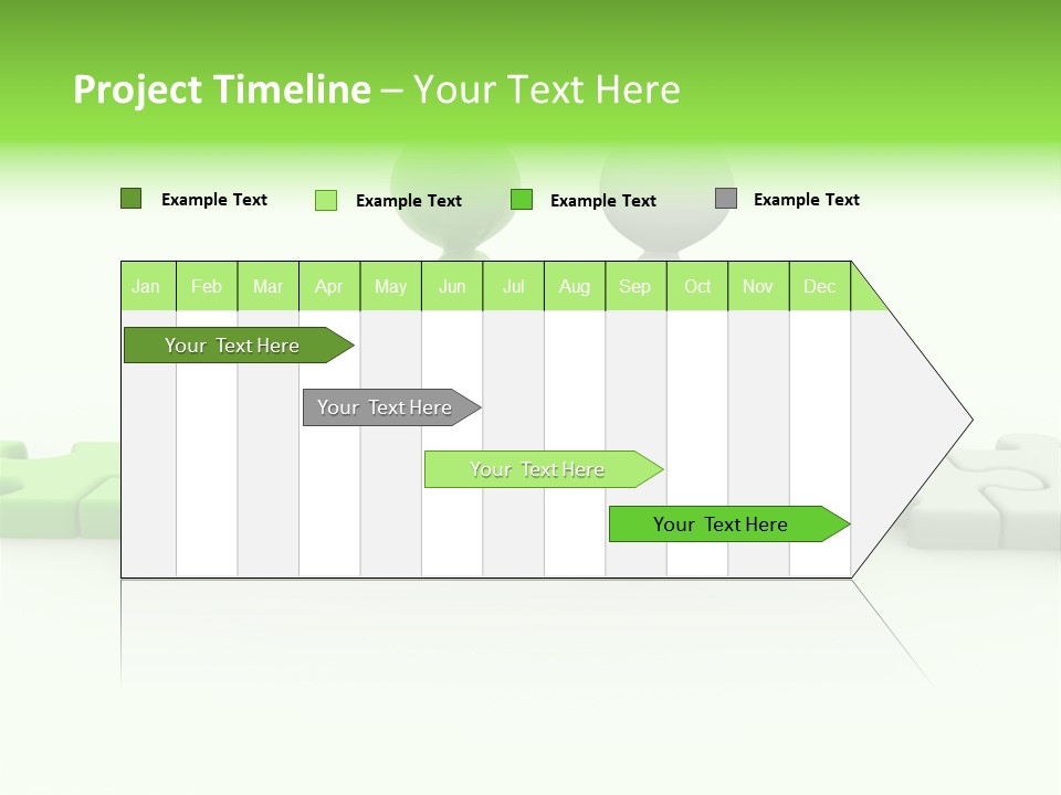 People Manager Puzzle PowerPoint Template