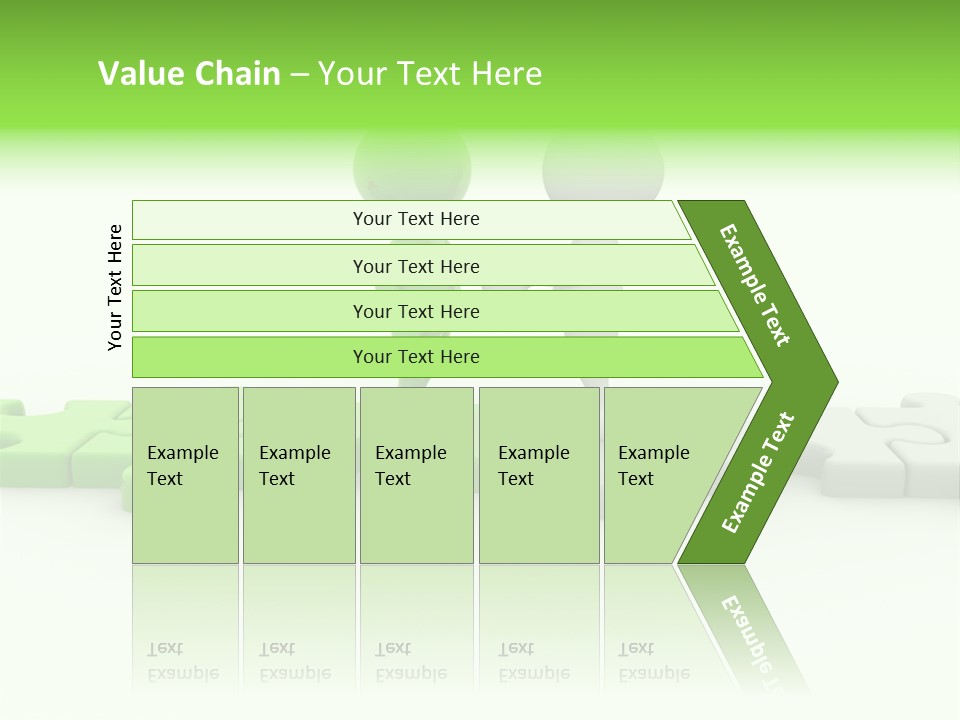 People Manager Puzzle PowerPoint Template
