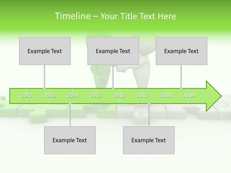 People Manager Puzzle PowerPoint Template