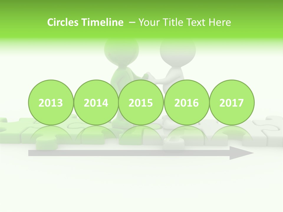 People Manager Puzzle PowerPoint Template