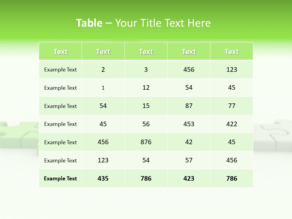 People Manager Puzzle PowerPoint Template