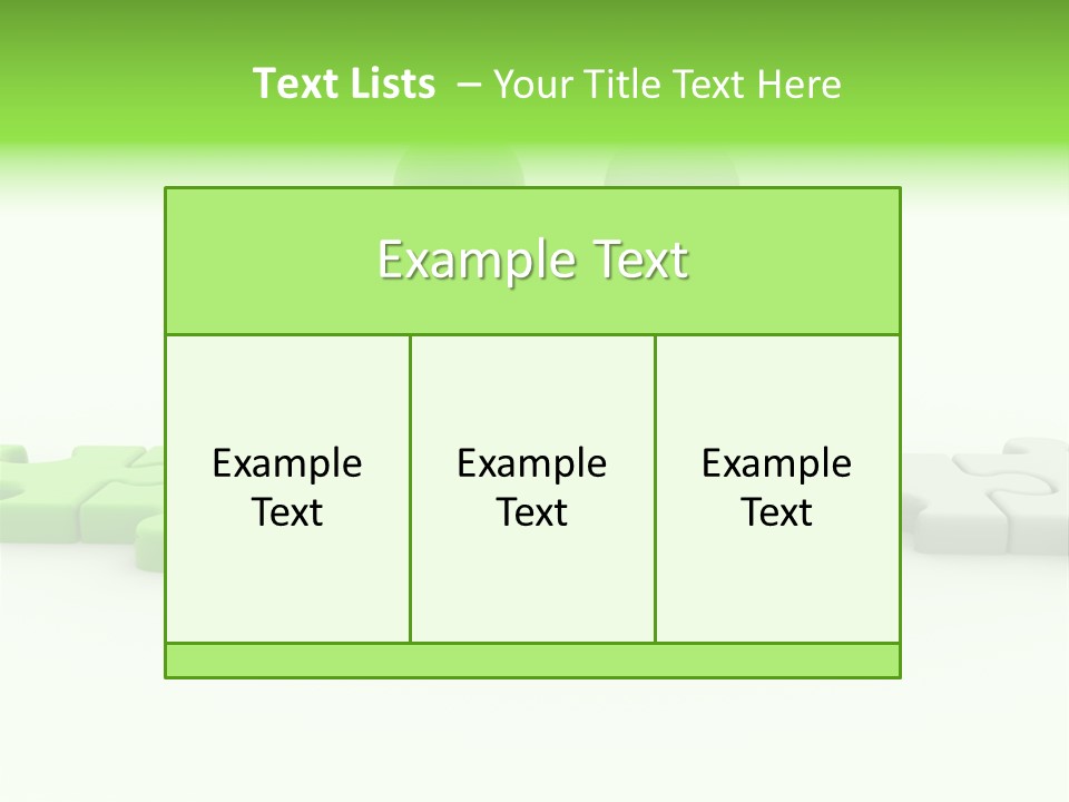People Manager Puzzle PowerPoint Template
