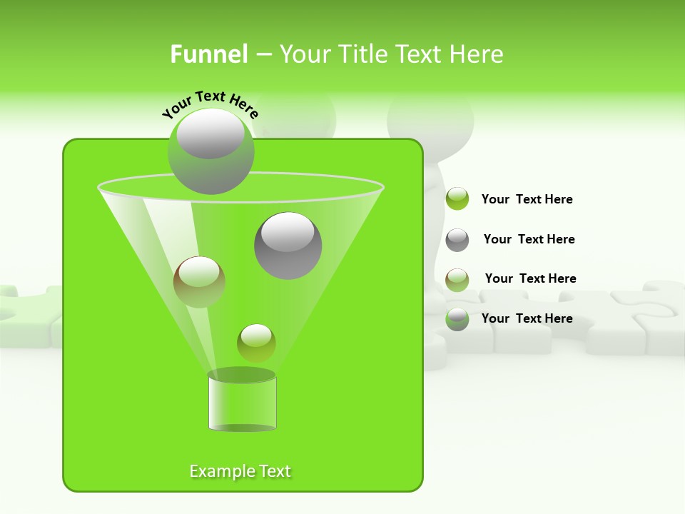 People Manager Puzzle PowerPoint Template