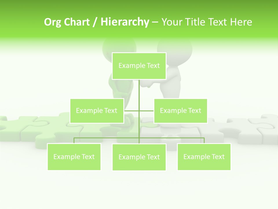 People Manager Puzzle PowerPoint Template