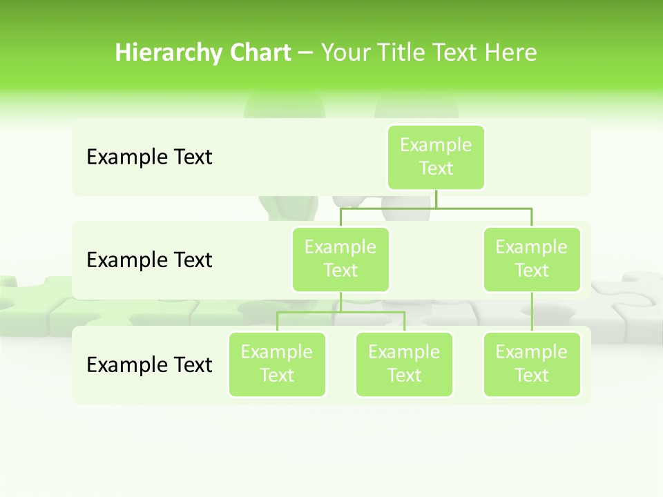 People Manager Puzzle PowerPoint Template