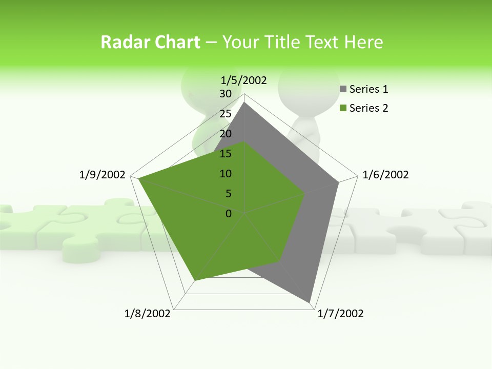 People Manager Puzzle PowerPoint Template
