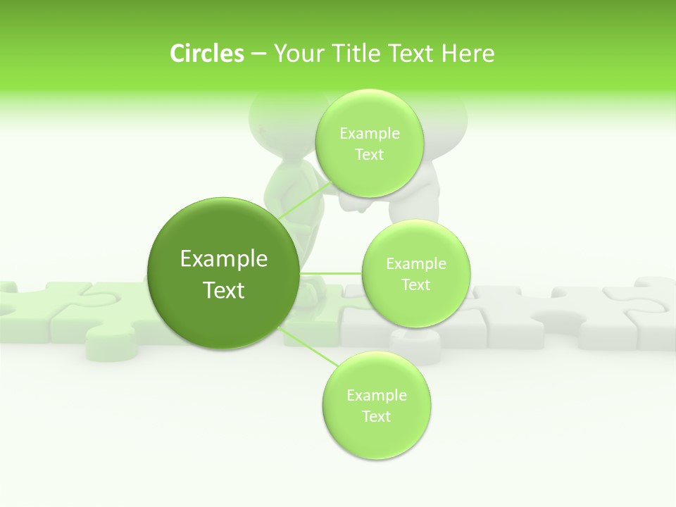 People Manager Puzzle PowerPoint Template