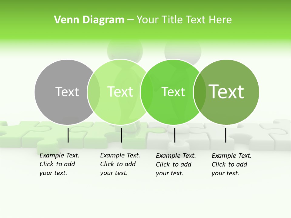 People Manager Puzzle PowerPoint Template