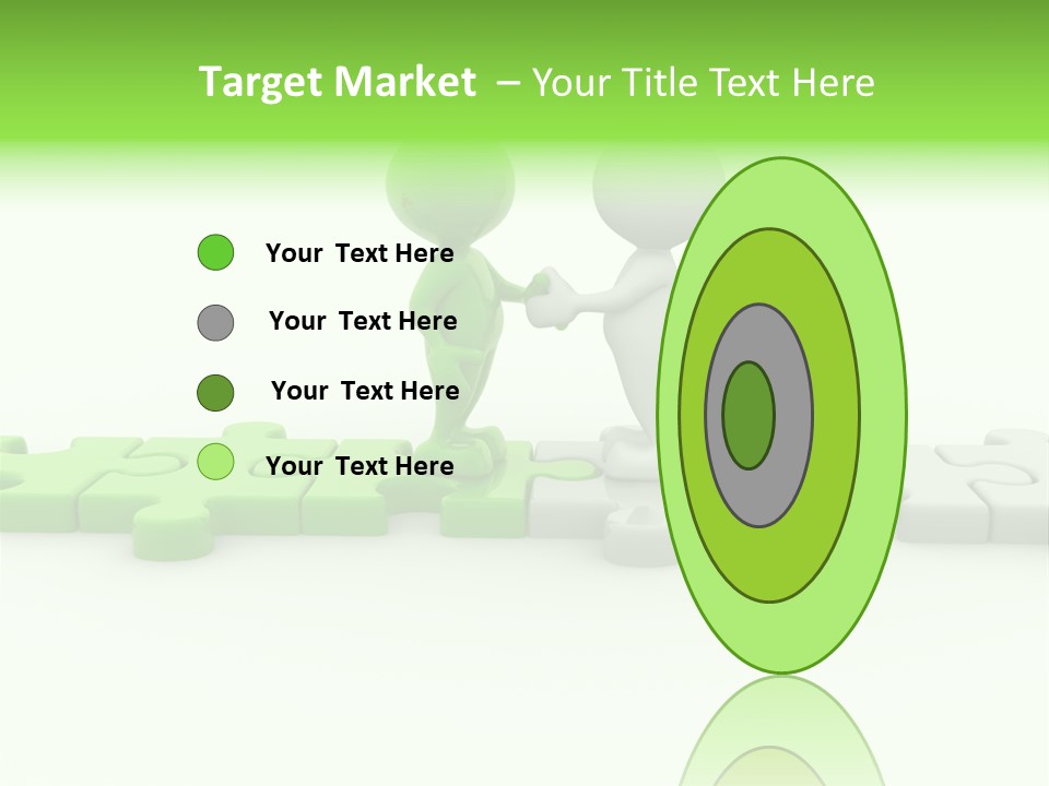 People Manager Puzzle PowerPoint Template