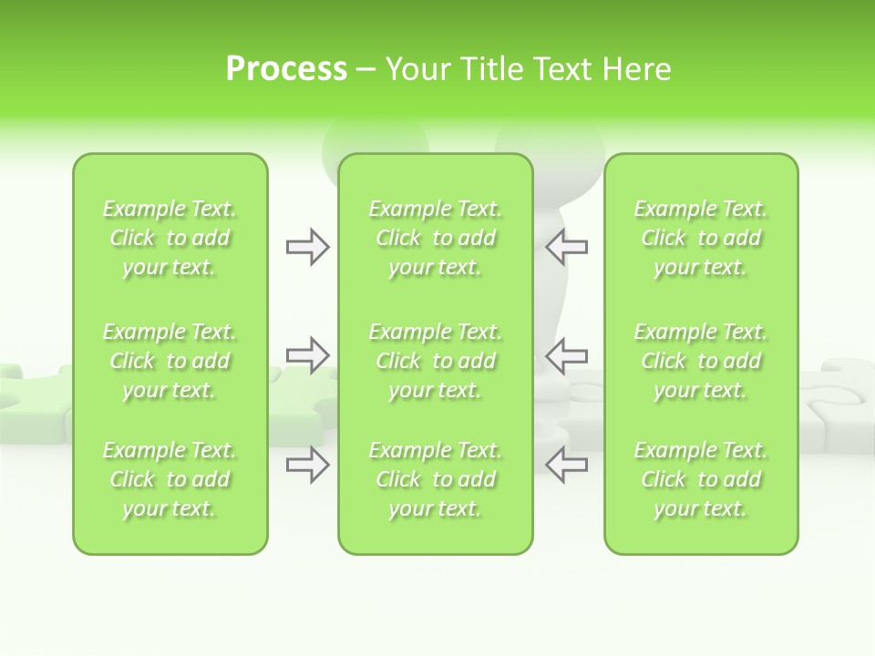 People Manager Puzzle PowerPoint Template